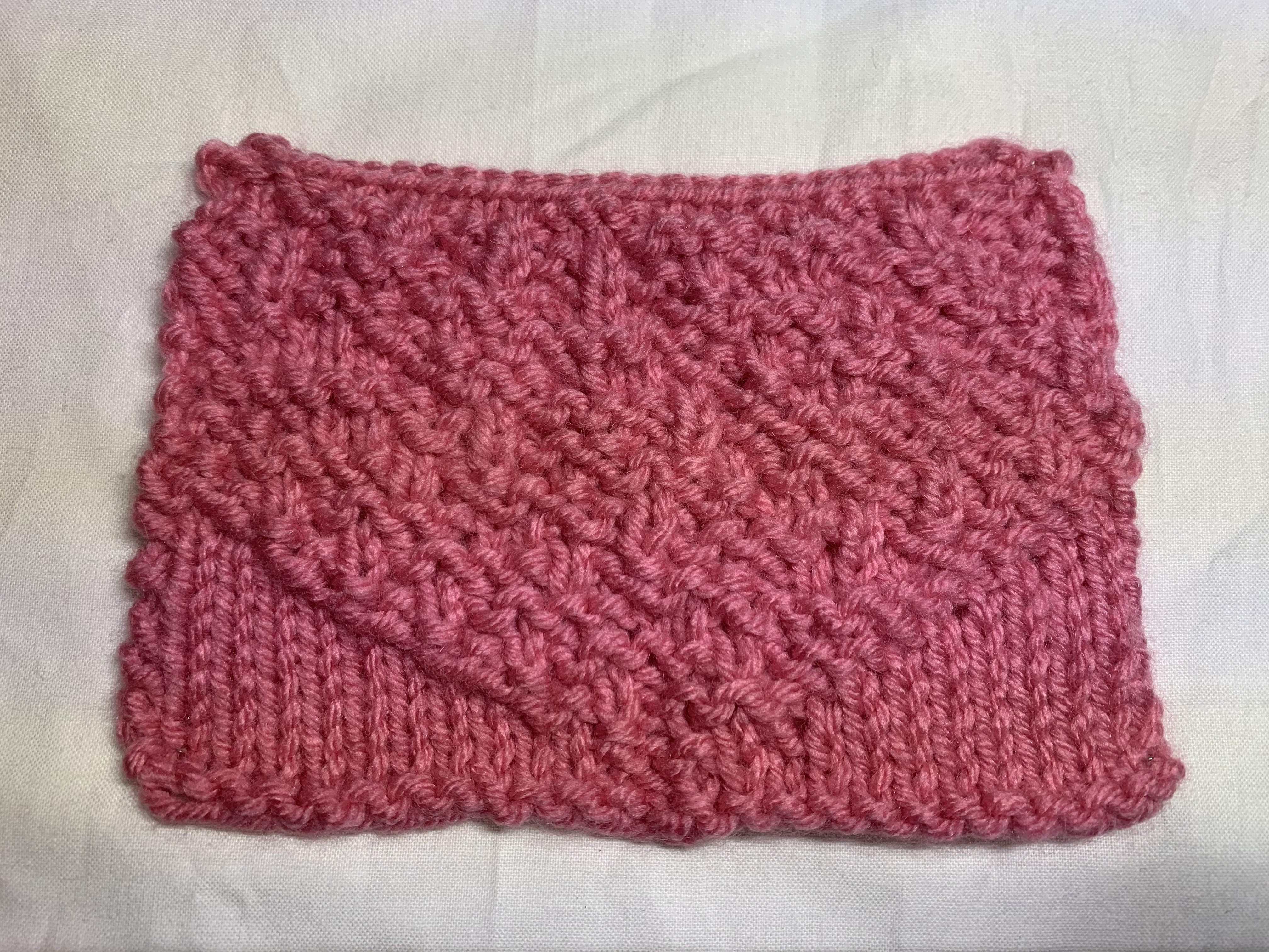 A knitted example.